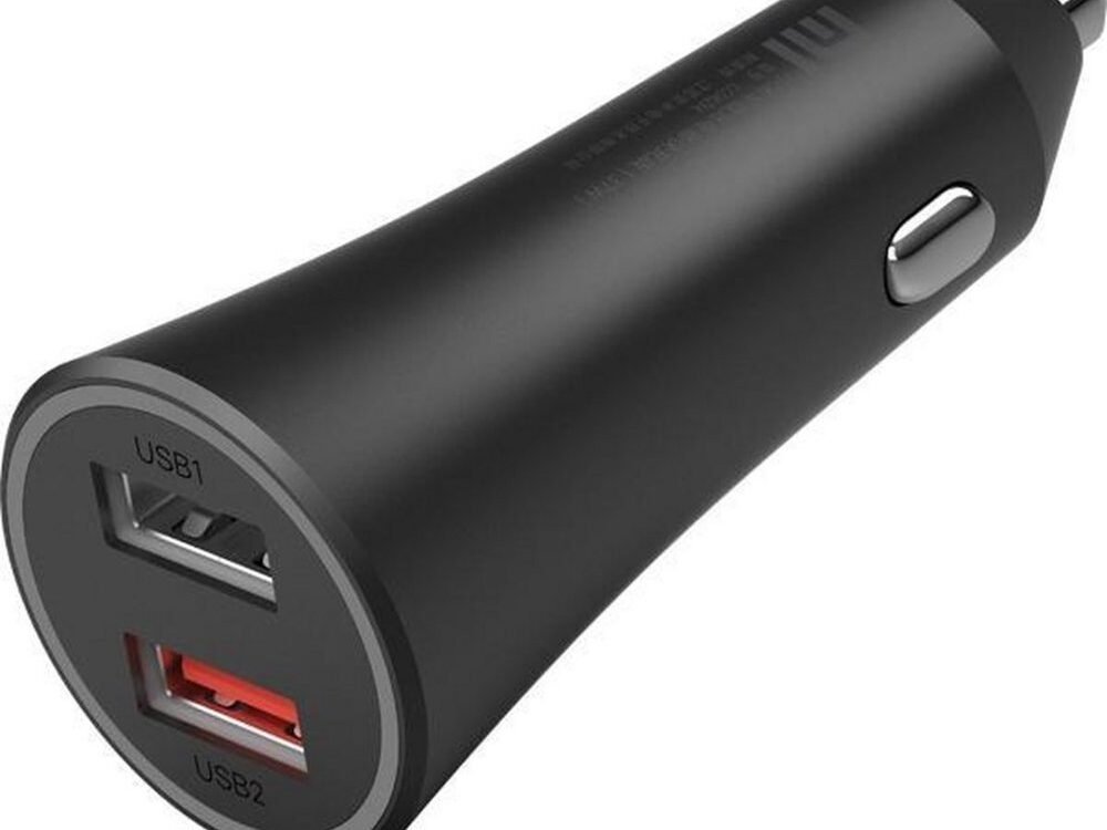 Xiaomi Mi 37W Dual-Port Autolader | USB-A + USB-C | 37W | Zwart