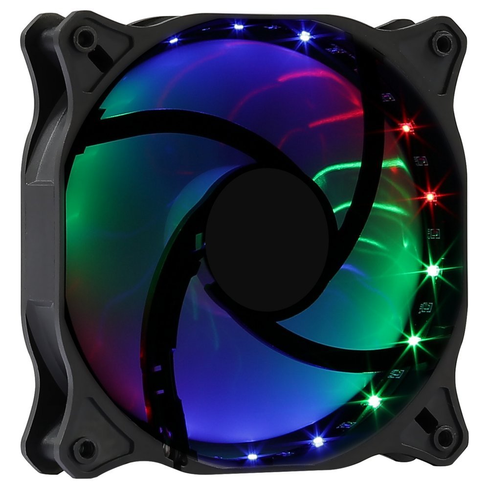Aerocool Cosmo 12 | 120mm Case Fan | RGB | 23.9 dB | Zwart - Afbeelding 5