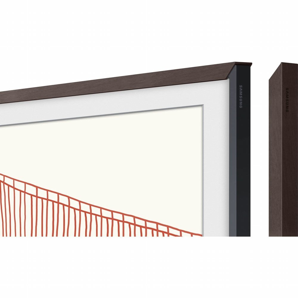 Samsung Lijst voor 85" Samsung The Frame TV | Modern Walnoothout - Afbeelding 3