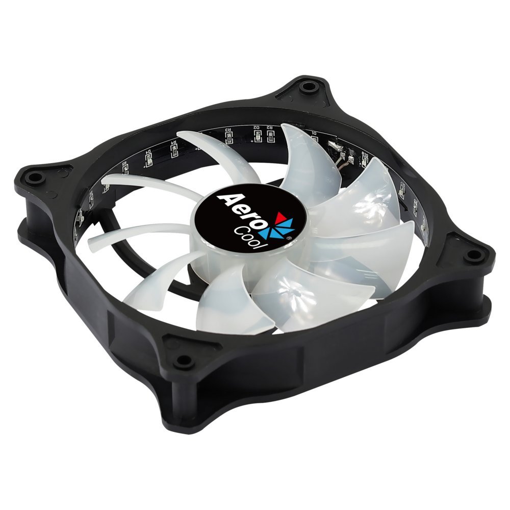 Aerocool Cosmo 12 | 120mm Case Fan | RGB | 23.9 dB | Zwart - Afbeelding 8