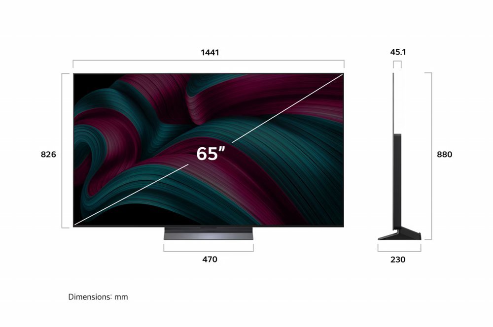 LG OLED evo C5 | 65" 4K OLED Smart TV | 120Hz | Dolby Vision - Afbeelding 5