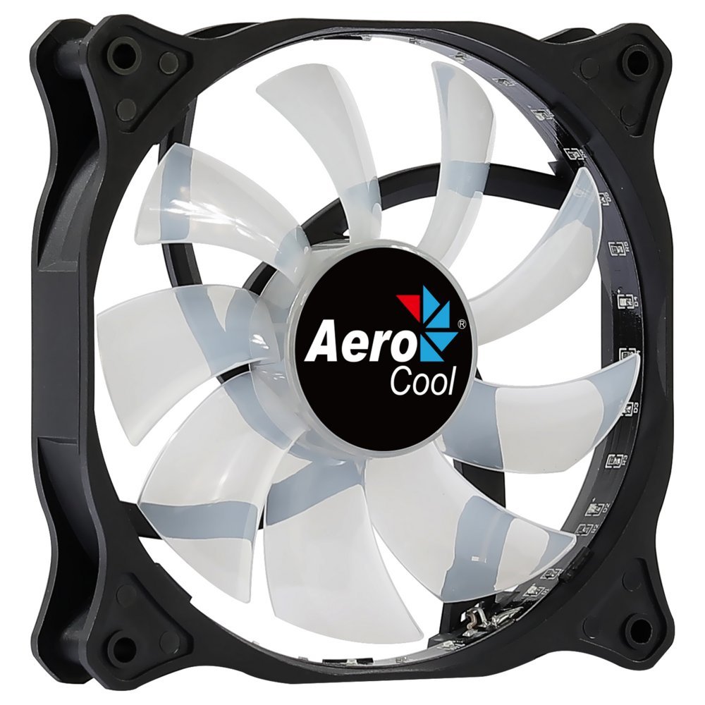 Aerocool Cosmo 12 | 120mm Case Fan | RGB | 23.9 dB | Zwart - Afbeelding 7