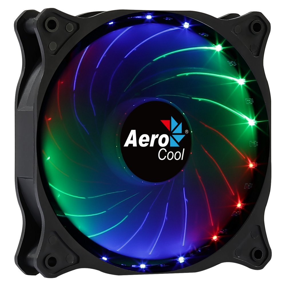 Aerocool Cosmo 12 | 120mm Case Fan | RGB | 23.9 dB | Zwart - Afbeelding 4