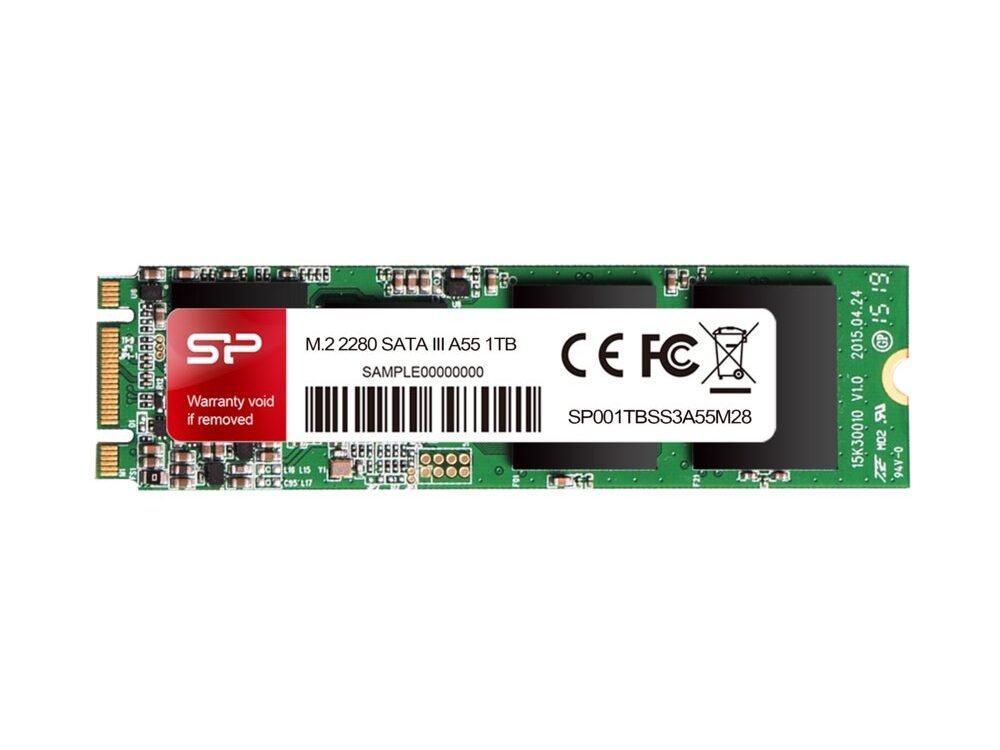 Silicon Power Ace A55 M.2 2280 SSD | 1TB | SATA III | Tot 560 MB/s
