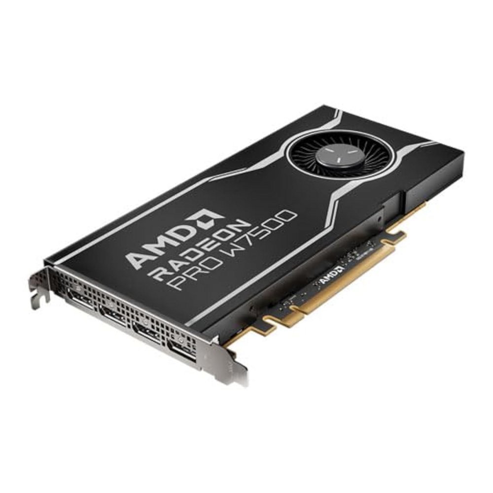 AMD Radeon PRO W7500 | 8GB GDDR6 | PCIe 4.0 x8 | 4x DisplayPort 2.1 | Workstation Videokaart - Afbeelding 3