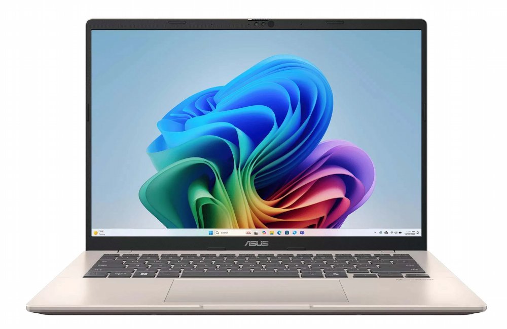Asus Vivobook 14 | 14" WUXGA IPS | AMD Ryzen AI 7 445 | 16GB DDR5 | 512GB SSD | W11 Home | Platinum Gold