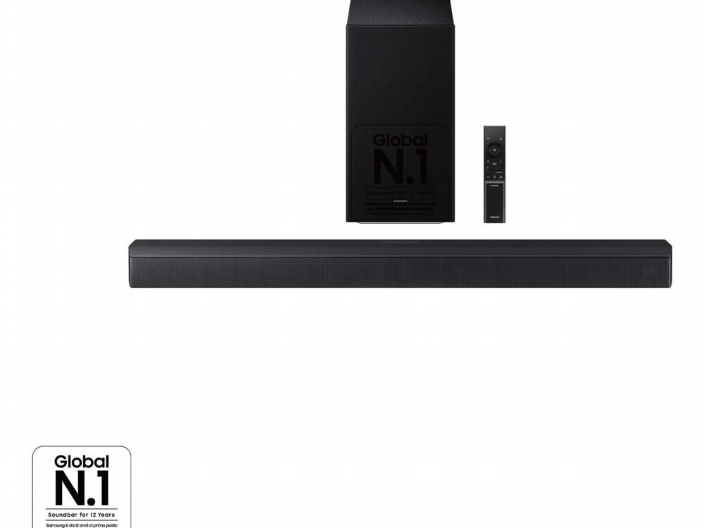Samsung HW-B650F | 3.1-kanaals Soundbar met Draadloze Subwoofer | Dolby Audio | 370W | Zwart