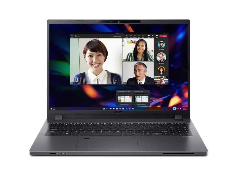Acer TravelMate P2 | 16" WUXGA IPS | Intel Core i7-1355U | 16GB DDR4 | 512GB SSD | IR Camera | W11 Pro | Steel Grey