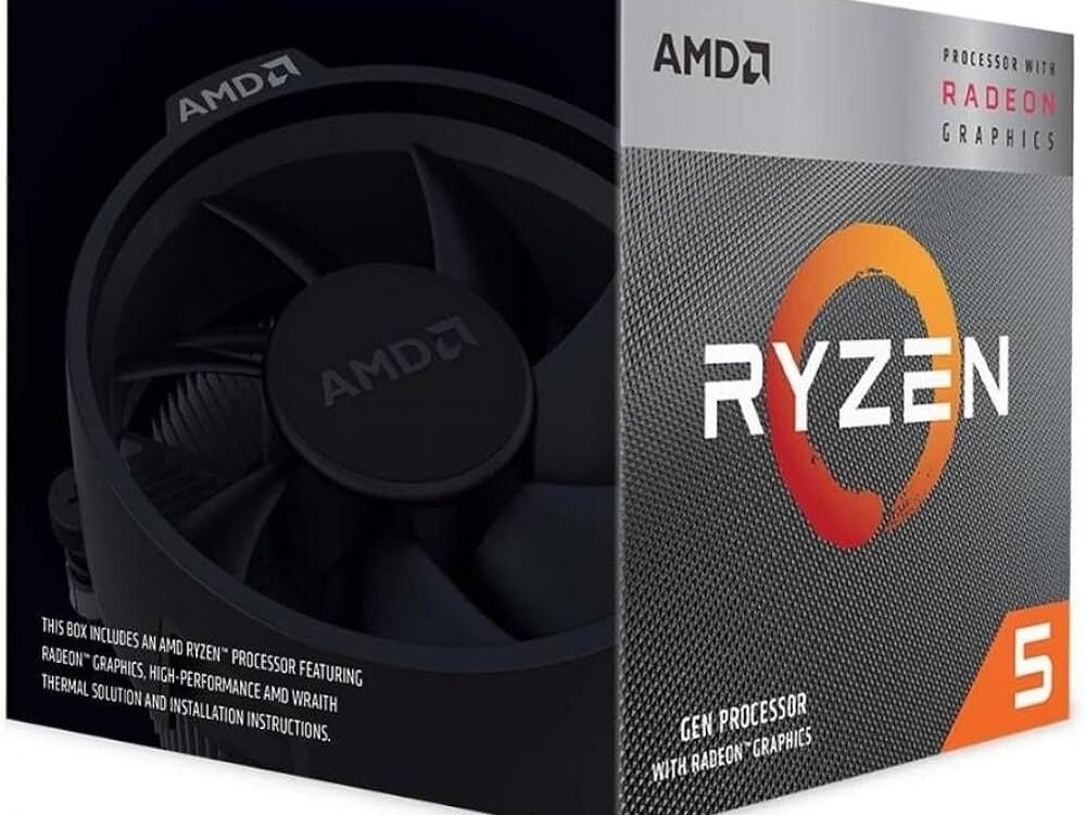 AMD Ryzen 5 3400G | 4 Core | 3,7 (4,2GHz Turbo) | AM4 | Processor | CPU