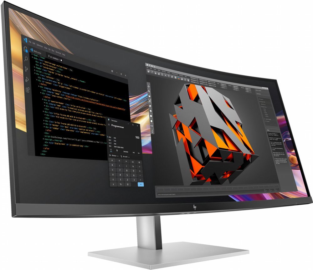 HP Series 7 Pro 738pu | 37.5" WQHD+ IPS Black Curved | Thunderbolt 4 | USB-C Docking Monitor - Afbeelding 9