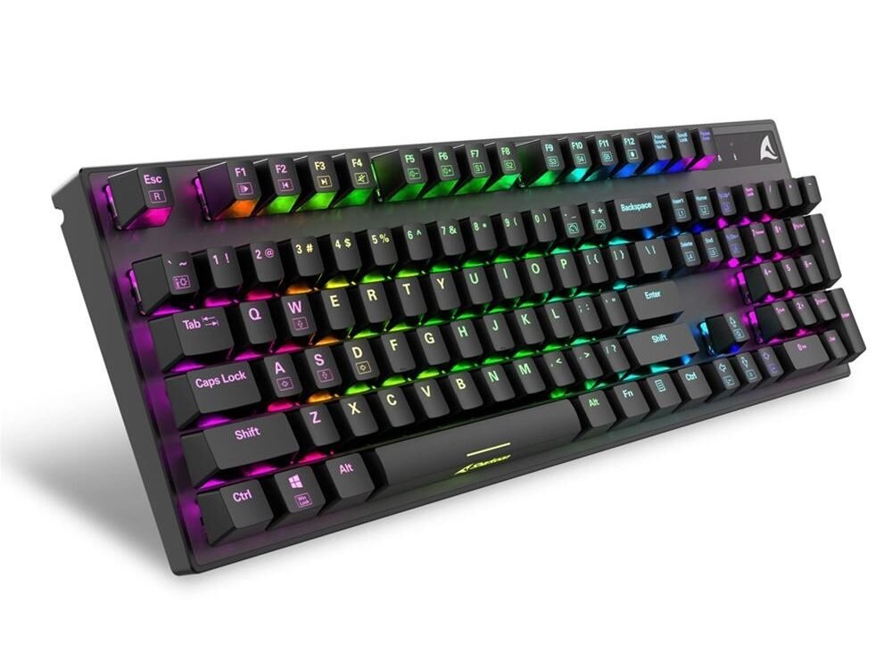 Sharkoon SKILLER SGK20 | Mechanisch Gaming Toetsenbord | Huano Red Switches | RGB | QWERTY