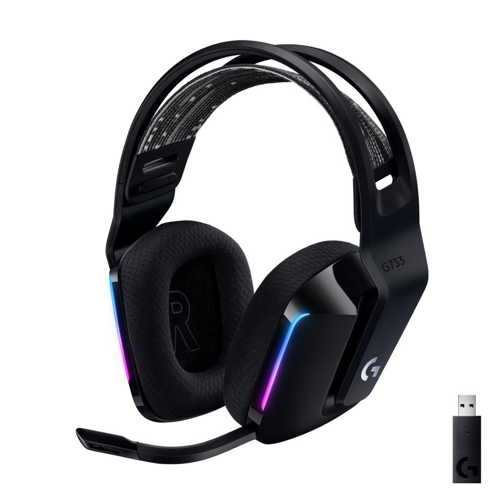 Logitech G G733 LIGHTSPEED Wireless Gaming Headset | RGB | Zwart