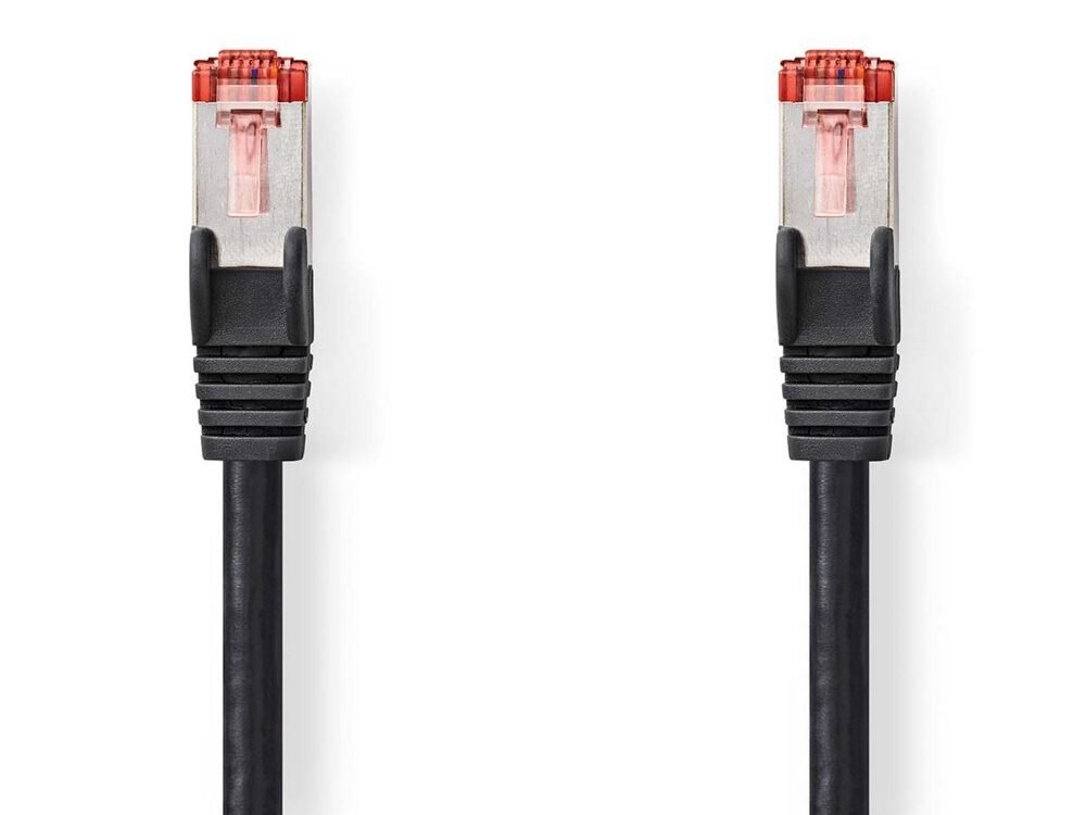 Nedis S/FTP Cat 6 Netwerkkabel | 1 m | Zwart