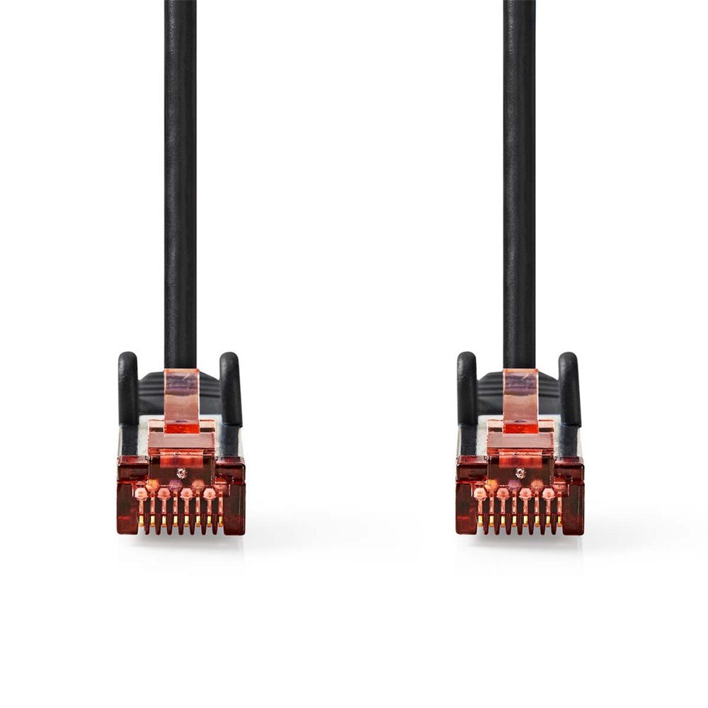 Nedis CCGL85221BK20 | Netwerkkabel Cat6 S/FTP | 2 m | Zwart | RJ45 Male-naar-RJ45 Male - Afbeelding 3