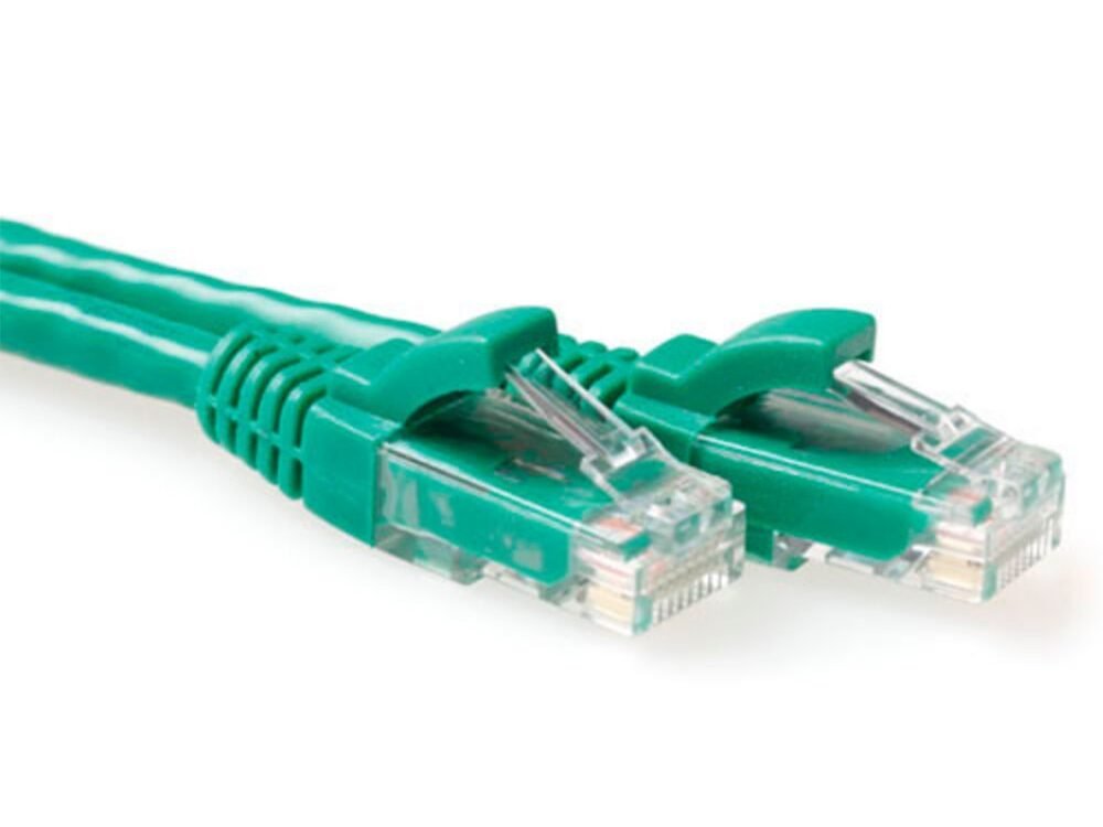 ACT UTP Cat 6A Patchkabel (IB2752) | 0,5 m | Snagless | Groen