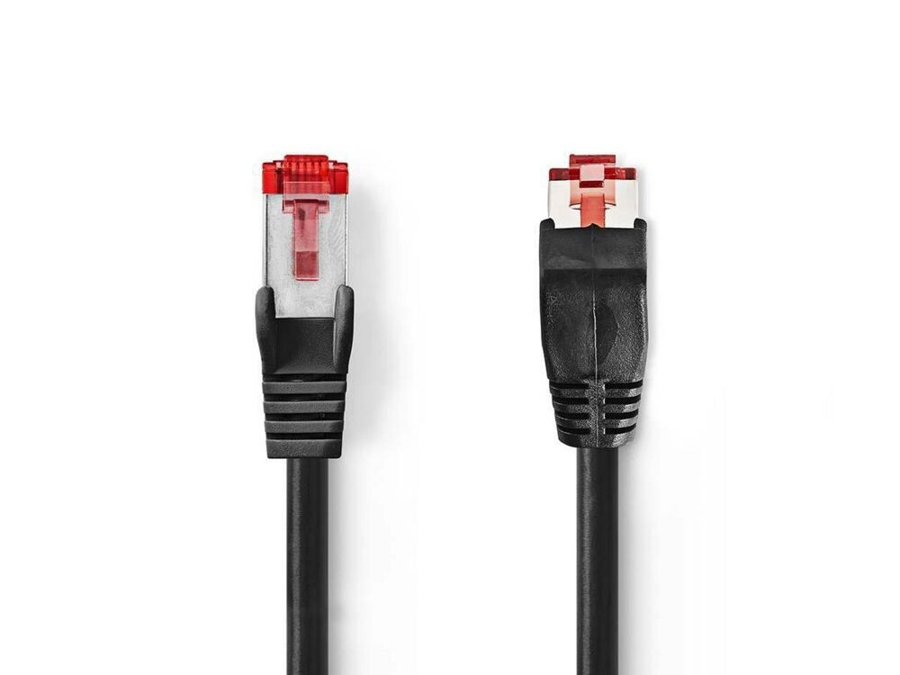 Nedis SF/UTP Cat 6 Netwerkkabel | 1 m | Zwart