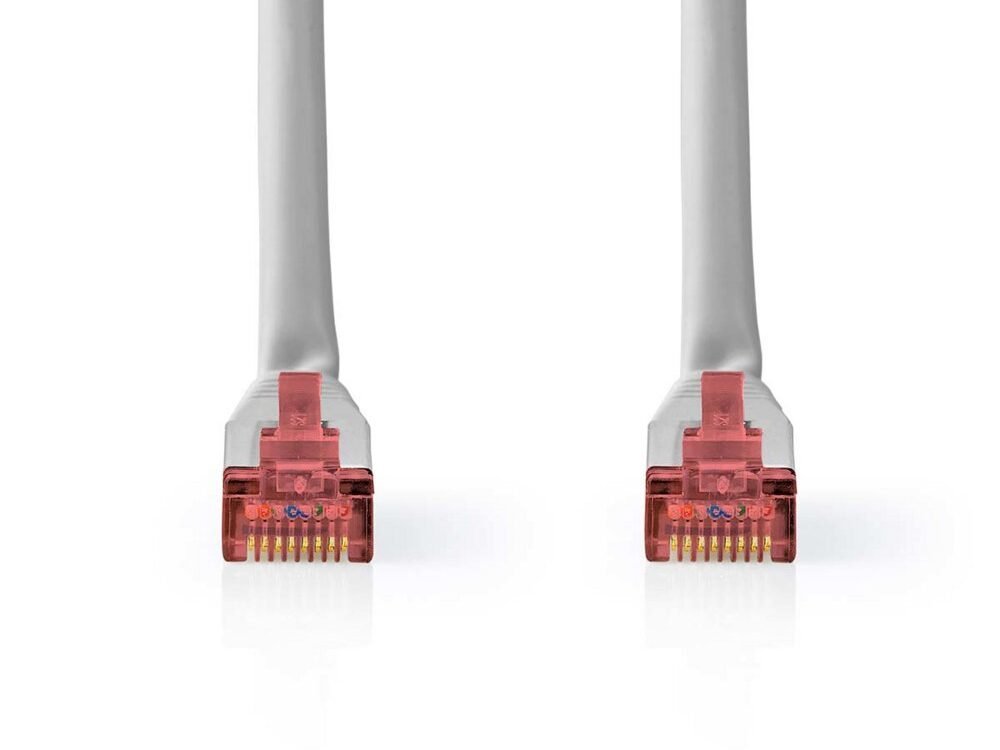 Nedis CCGL85220GY20 | Netwerkkabel Cat6 SF/UTP | 2 m | Grijs | RJ45 Male-naar-RJ45 Male