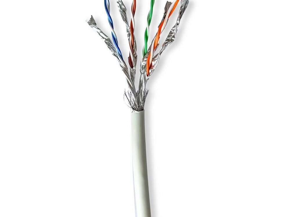 Nedis netwerkkabel | Cat7 | S/FTP (S-STP) | 50 m | Grijs | CCBG8548GY50S