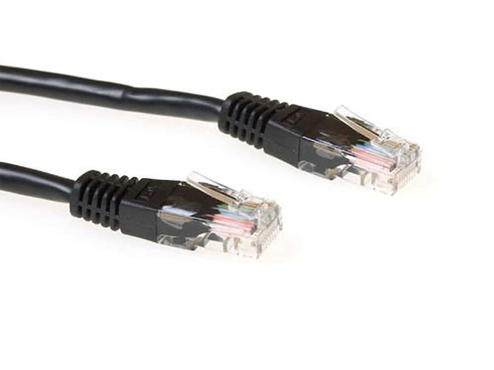 ACT netwerkkabel | Cat6 | U/UTP (UTP) | 10 m | Zwart