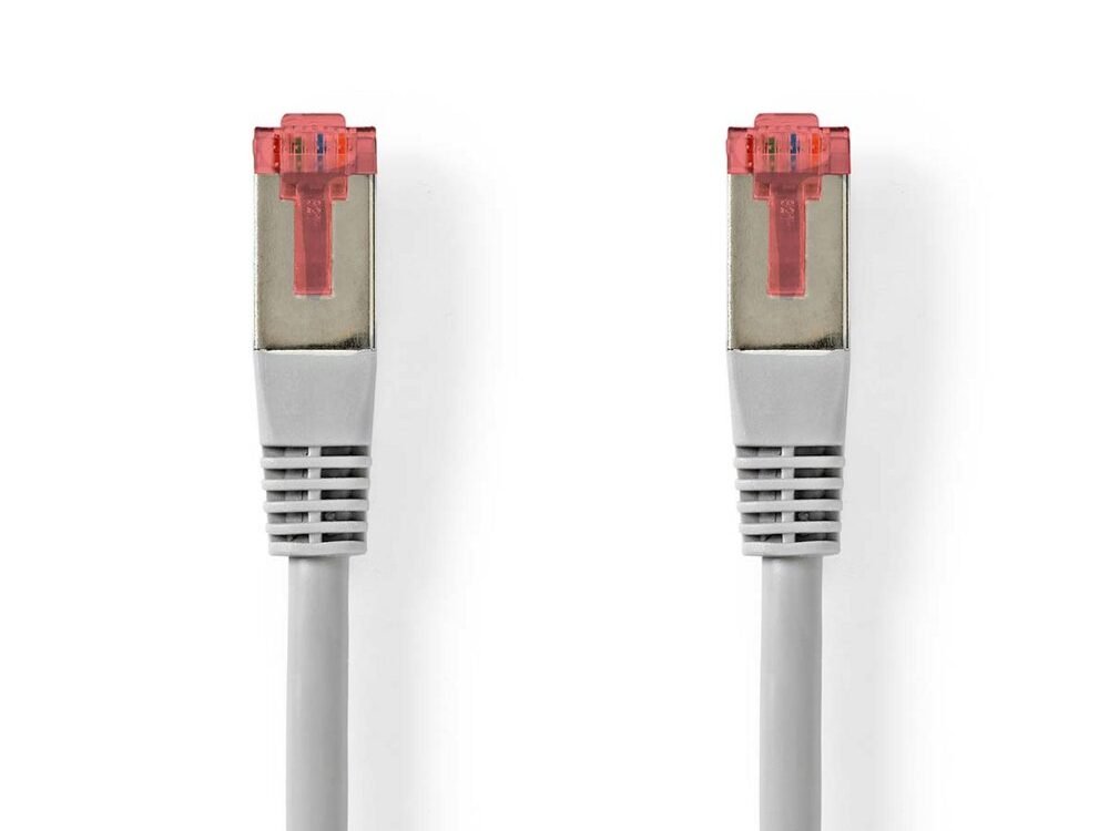 Nedis CCGL85220GY150 | Netwerkkabel Cat6 SF/UTP | 15 m | Grijs | RJ45 Male-naar-RJ45 Male