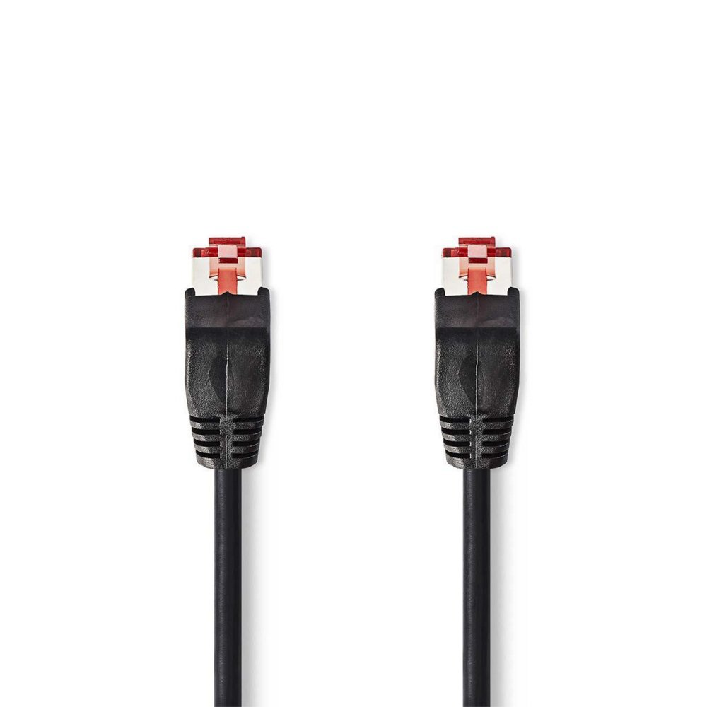 Nedis U/UTP Cat 6 Netwerkkabel | 1 m | Zwart - Afbeelding 5