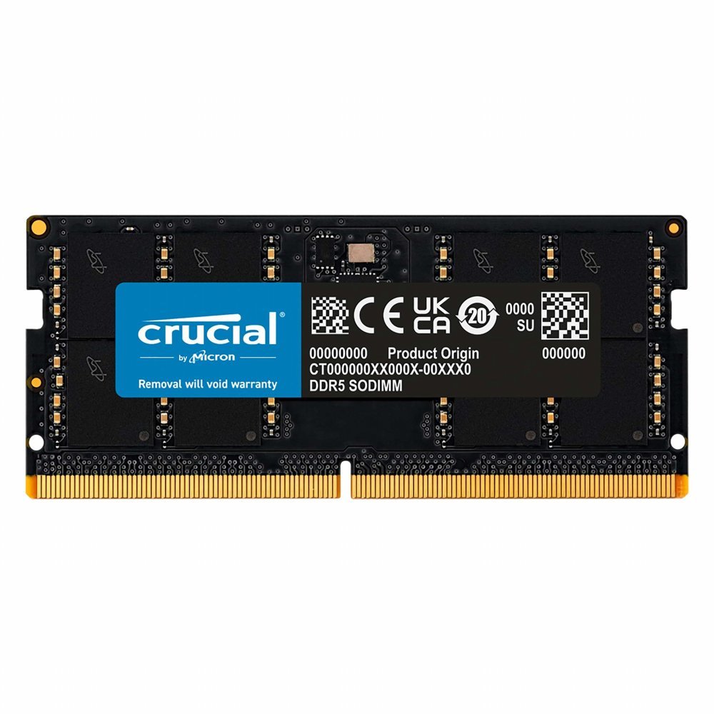 Crucial | 32GB DDR5 | 5600MHz | SO-DIMM | CL46 | Geheugenmodule | RAM