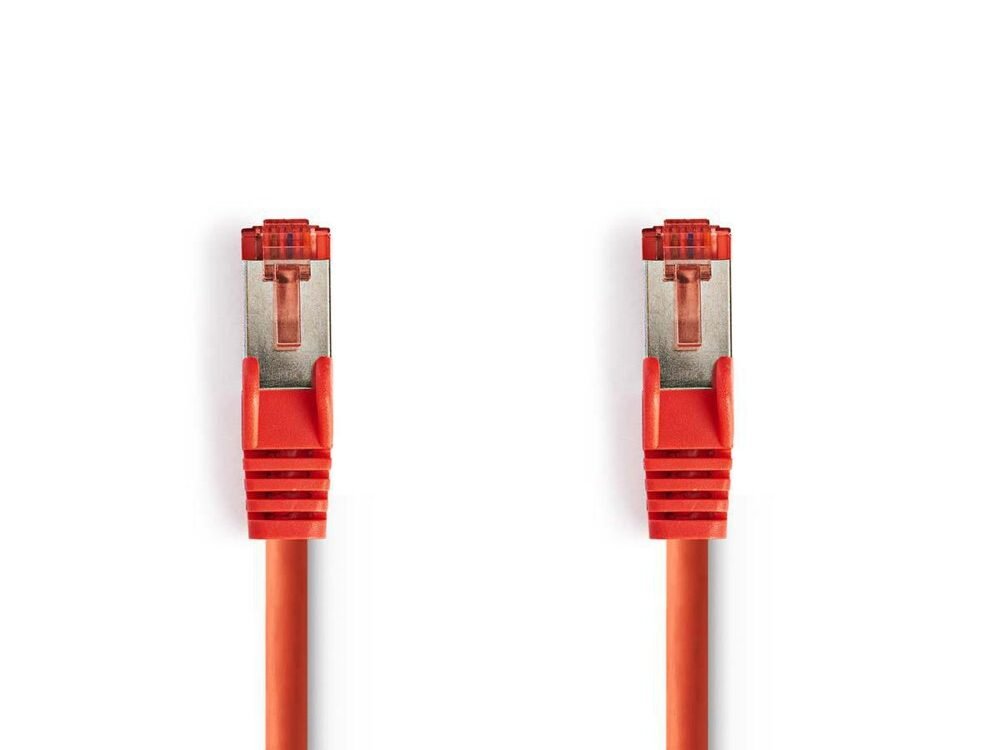 Nedis netwerkkabel | Cat6 | S/FTP (S-STP) | 2 m | Rood | CCGP85221RD20