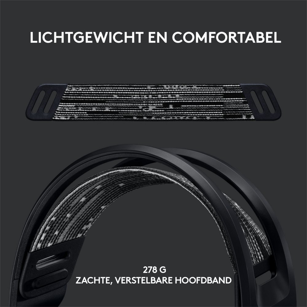 Logitech G G733 LIGHTSPEED Wireless Gaming Headset | RGB | Zwart - Afbeelding 8