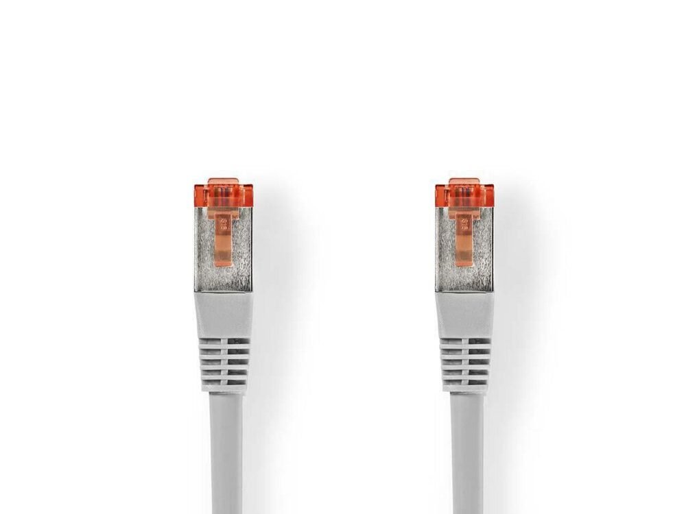 Nedis netwerkkabel | Cat6 | S/FTP (S-STP) | 5 m | Grijs | CCGB85221GY50