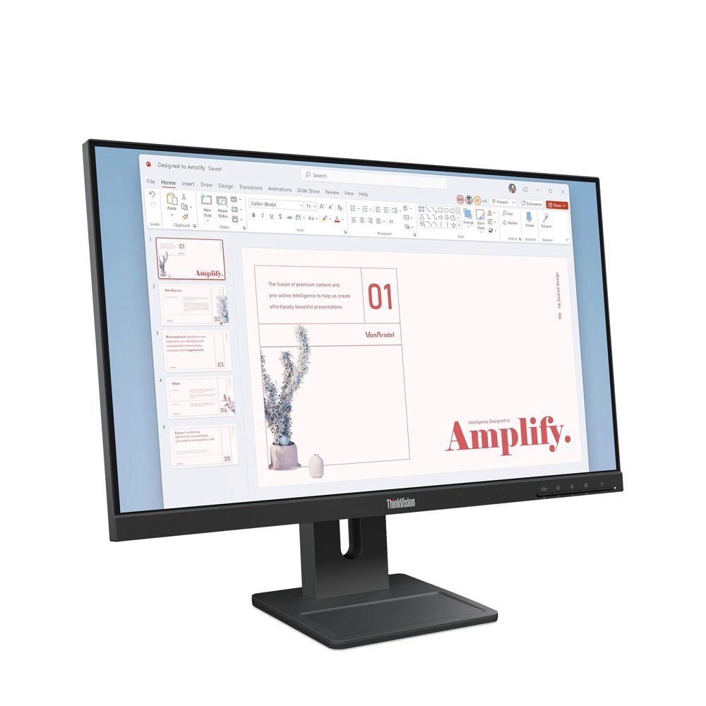 Lenovo ThinkVision E24-40 | 23,8" Full HD IPS | 100Hz | HDMI & DisplayPort | Monitor - Afbeelding 3