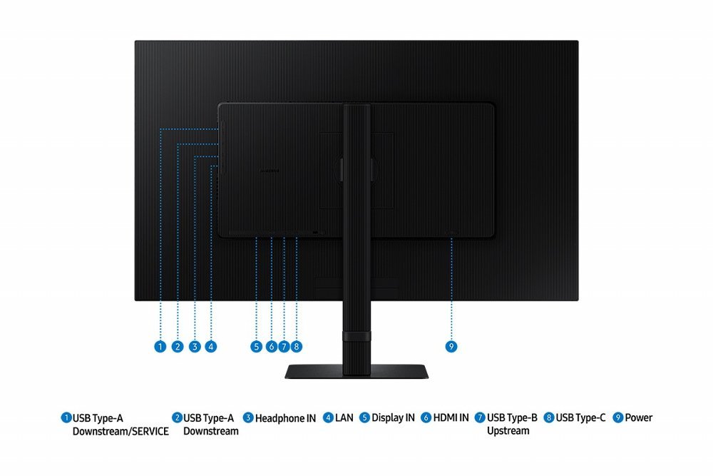 Samsung ViewFinity S8 S80UD | 32" 4K VA Monitor | 60Hz | 5ms | USB-C 90W | Monitor - Afbeelding 4
