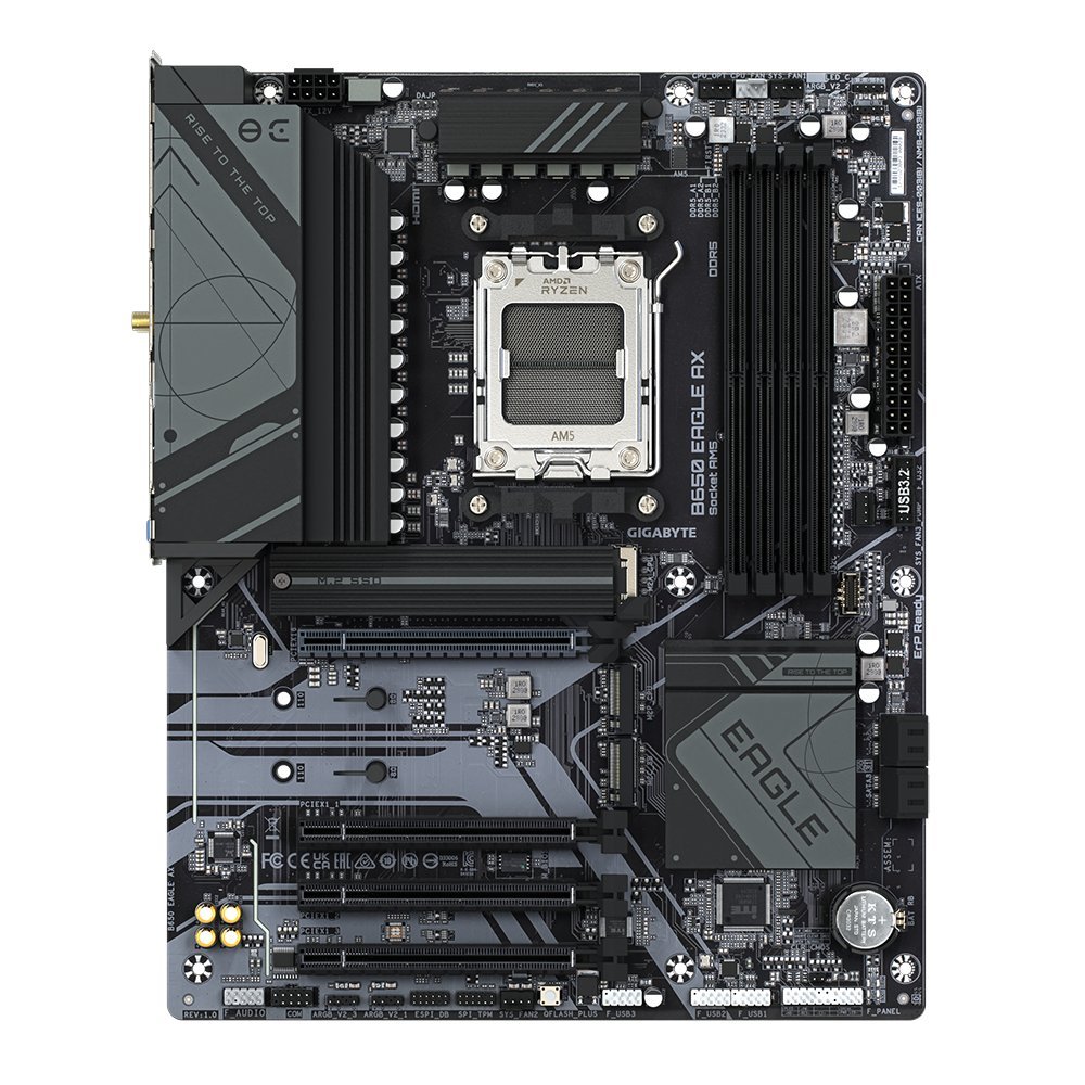 GIGABYTE B650 EAGLE AX | AMD B650 | Socket AM5 | 4x DDR5 | Wi-Fi 6E | ATX Moederbord - Afbeelding 3