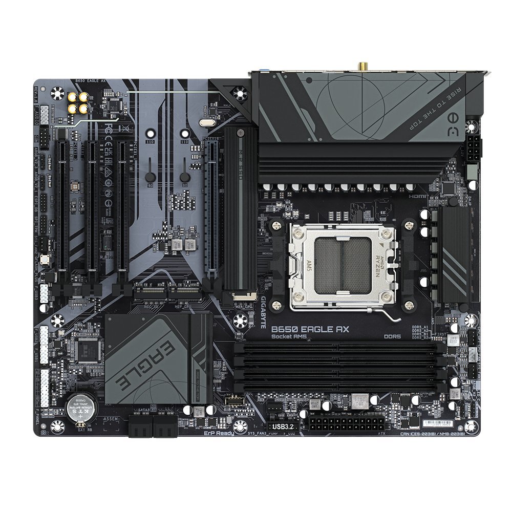 GIGABYTE B650 EAGLE AX | AMD B650 | Socket AM5 | 4x DDR5 | Wi-Fi 6E | ATX Moederbord - Afbeelding 7