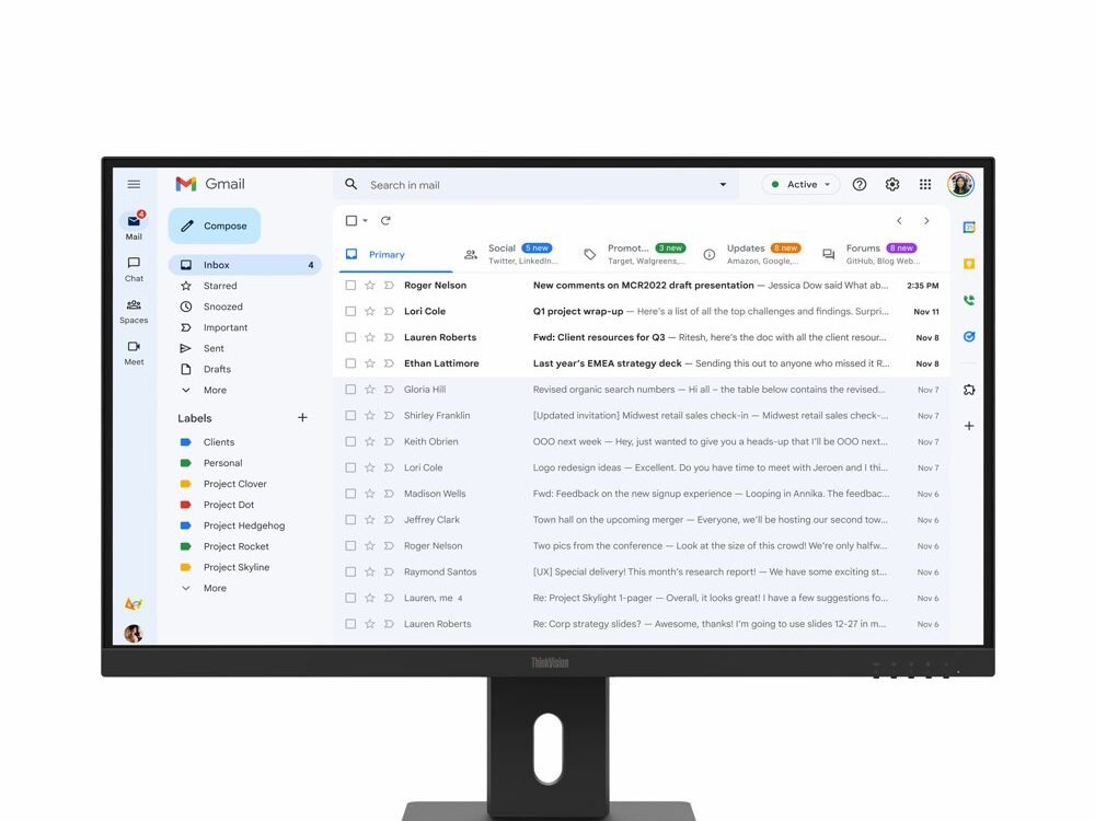 Lenovo ThinkVision E27-40 | 27" Full HD IPS | 100 Hz | HDMI & DisplayPort | Monitor