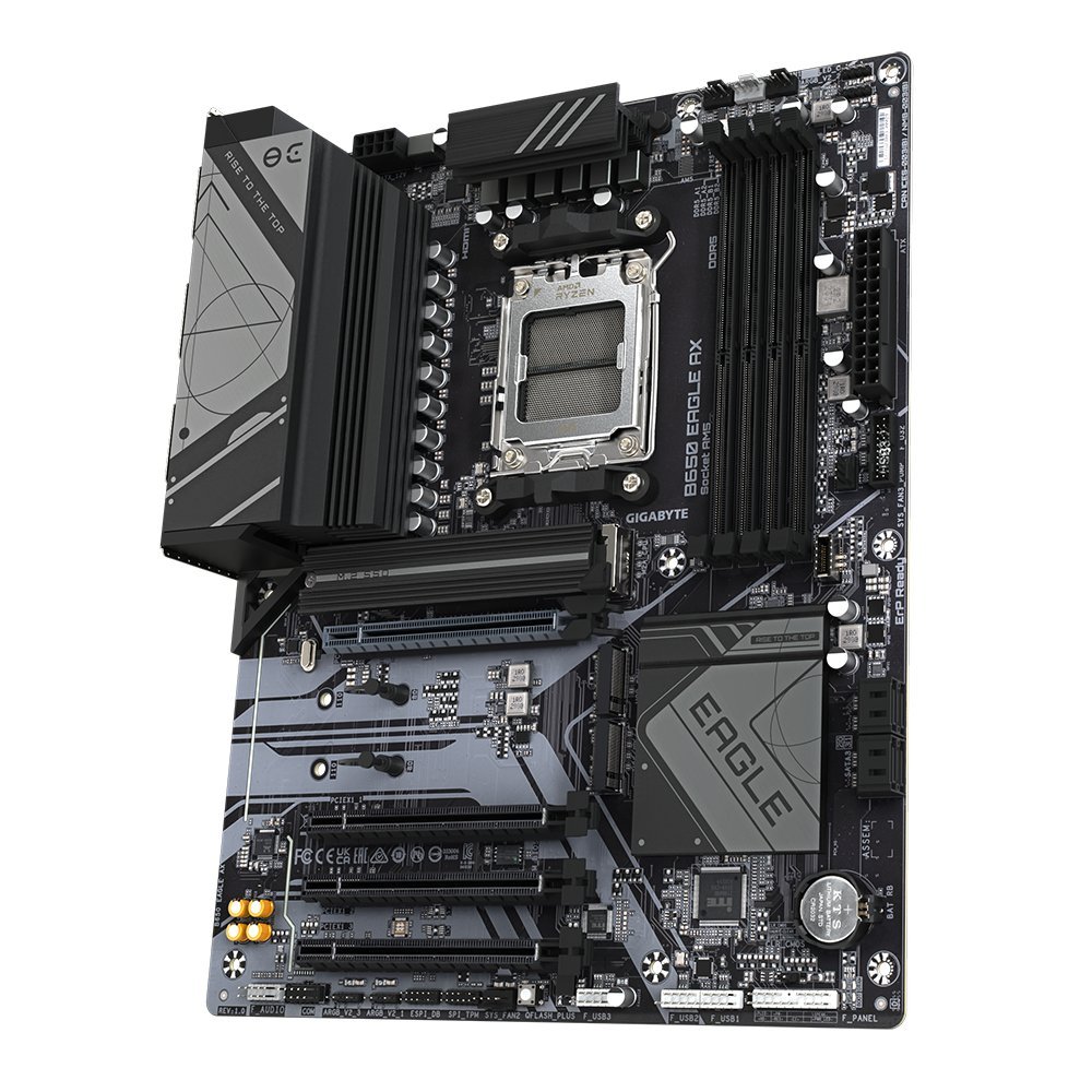 GIGABYTE B650 EAGLE AX | AMD B650 | Socket AM5 | 4x DDR5 | Wi-Fi 6E | ATX Moederbord - Afbeelding 5