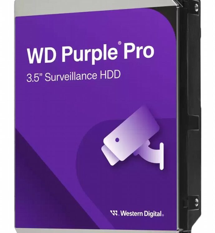 WD Purple Pro WD122PURP | 12TB Surveillance HDD | 7200 RPM | 512MB Cache | SATA III | 3.5"