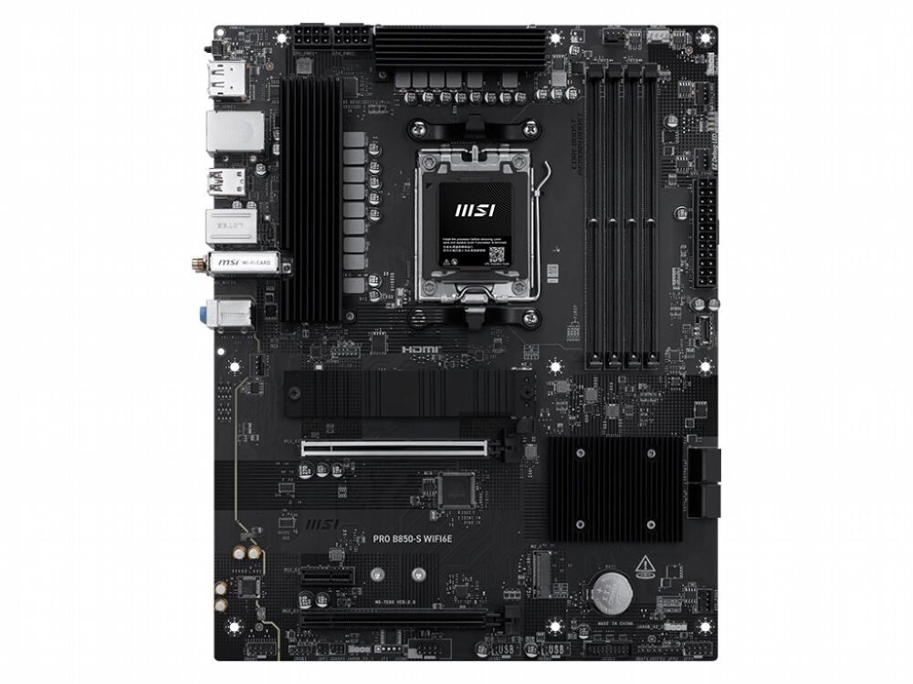 MSI PRO B850-S WIFI6E | AMD B850 | Socket AM5 | DDR5 | Wi-Fi 6E | ATX Moederbord