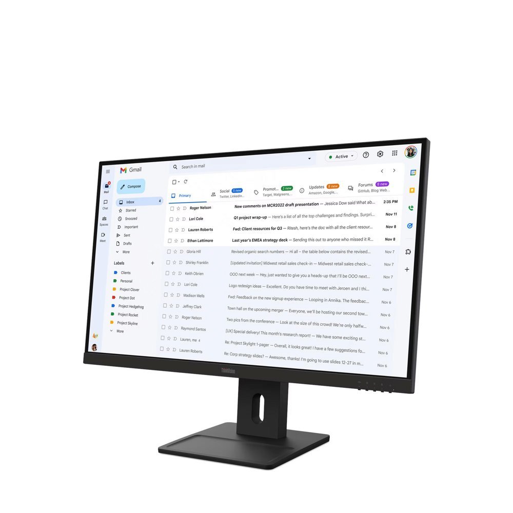 Lenovo ThinkVision E27-40 | 27" Full HD IPS | 100 Hz | HDMI & DisplayPort | Monitor - Afbeelding 4