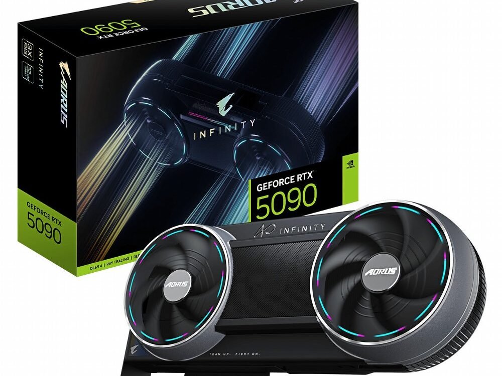 GIGABYTE AORUS GeForce RTX 5090 INFINITY | 32GB GDDR7 | 4K Gaming & AI | Videokaart