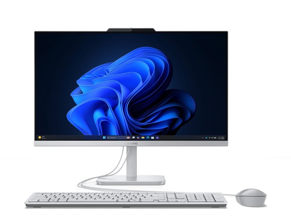 Lenovo A105 24 All-in-One | 23,8" Full HD IPS | AMD Ryzen 5 40 | 8GB DDR5 | 512GB SSD | Windows 11 Home | Cloud Grey